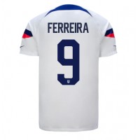 Forenede Stater Jesus Ferreira #9 Hjemmebanetrøje VM 2022 Kortærmet